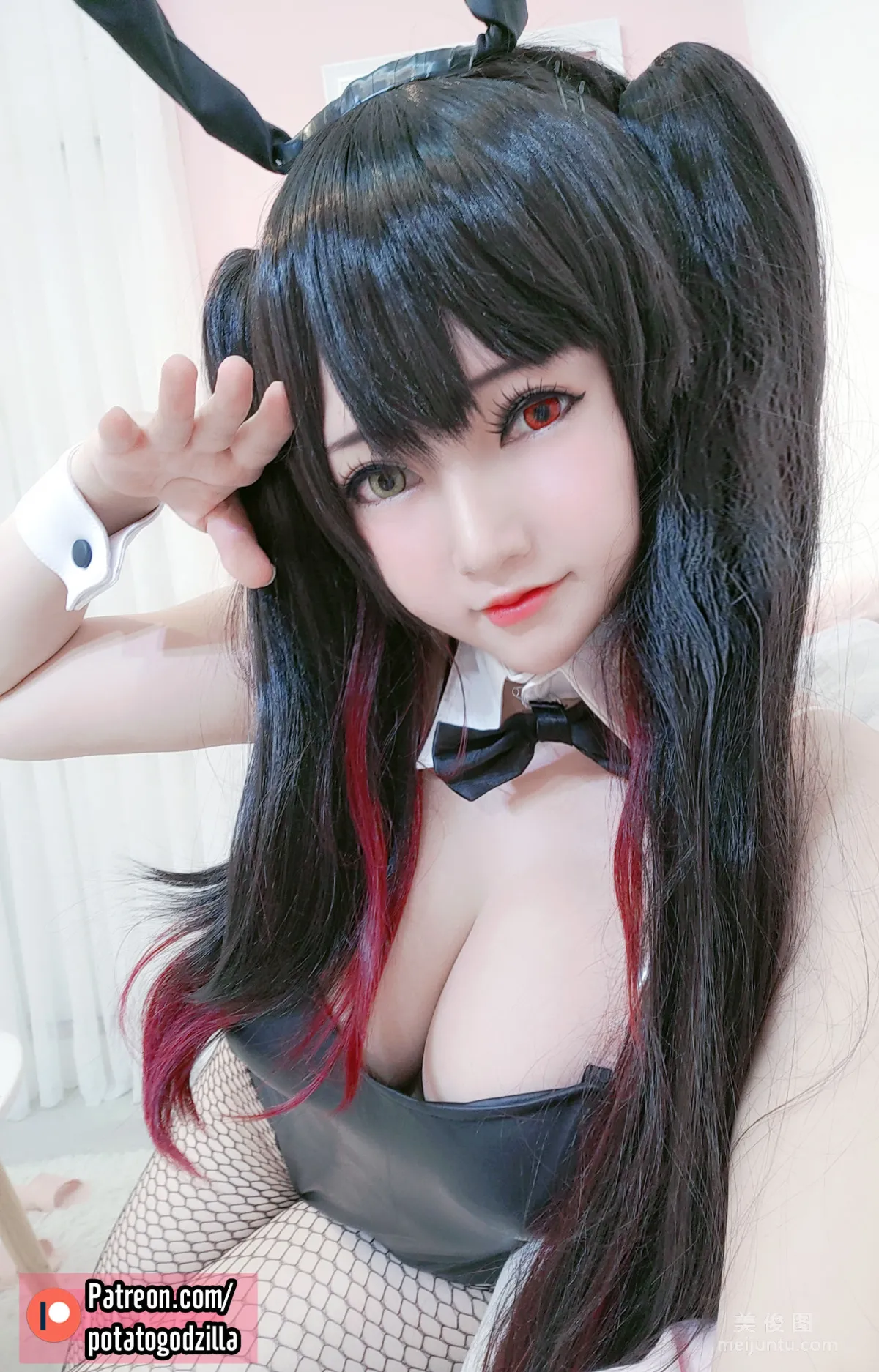 [COS福利] Potato Godzilla - Kurumi Tokisaki Bunny Girl 33