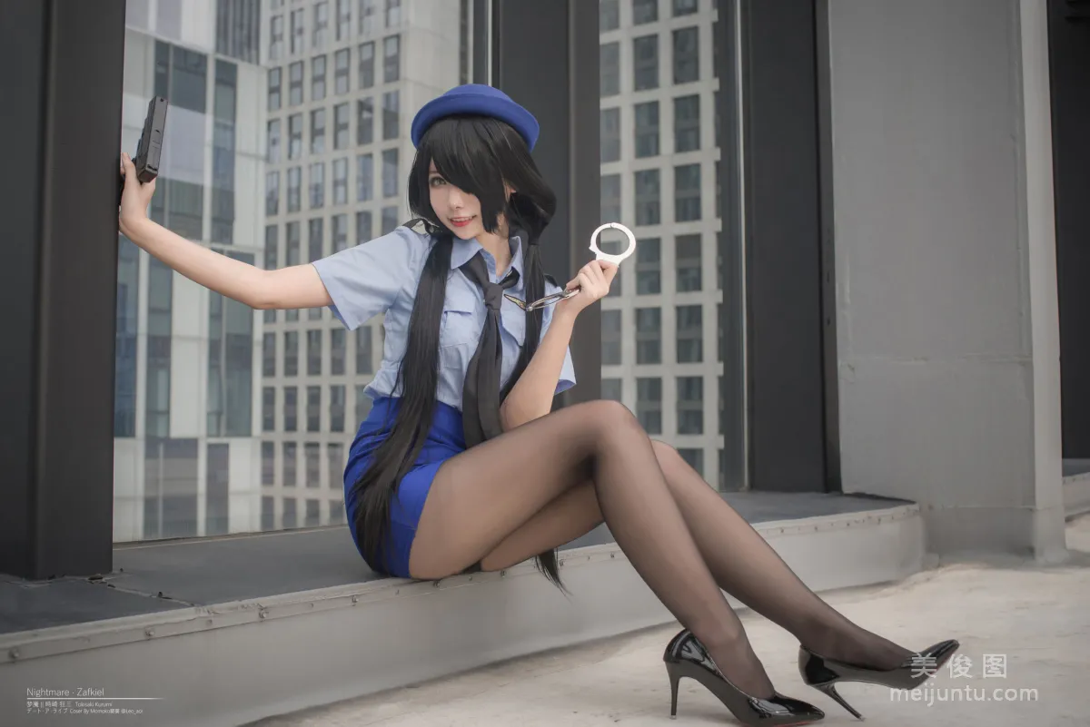 [Cos Welfare] Weibo Girl Momoko Kuikui - Kurumi Policewoman Photo Set photo 13