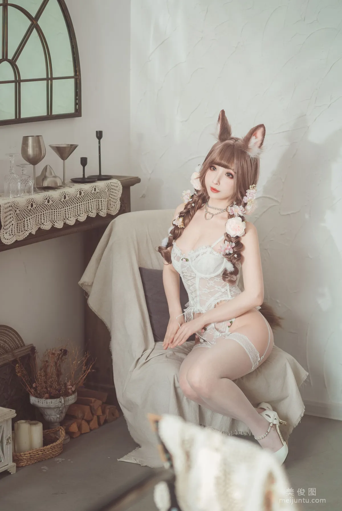 COS Fan Service rioko Liang Liangzi - Flower Stream Rabbit photo 8