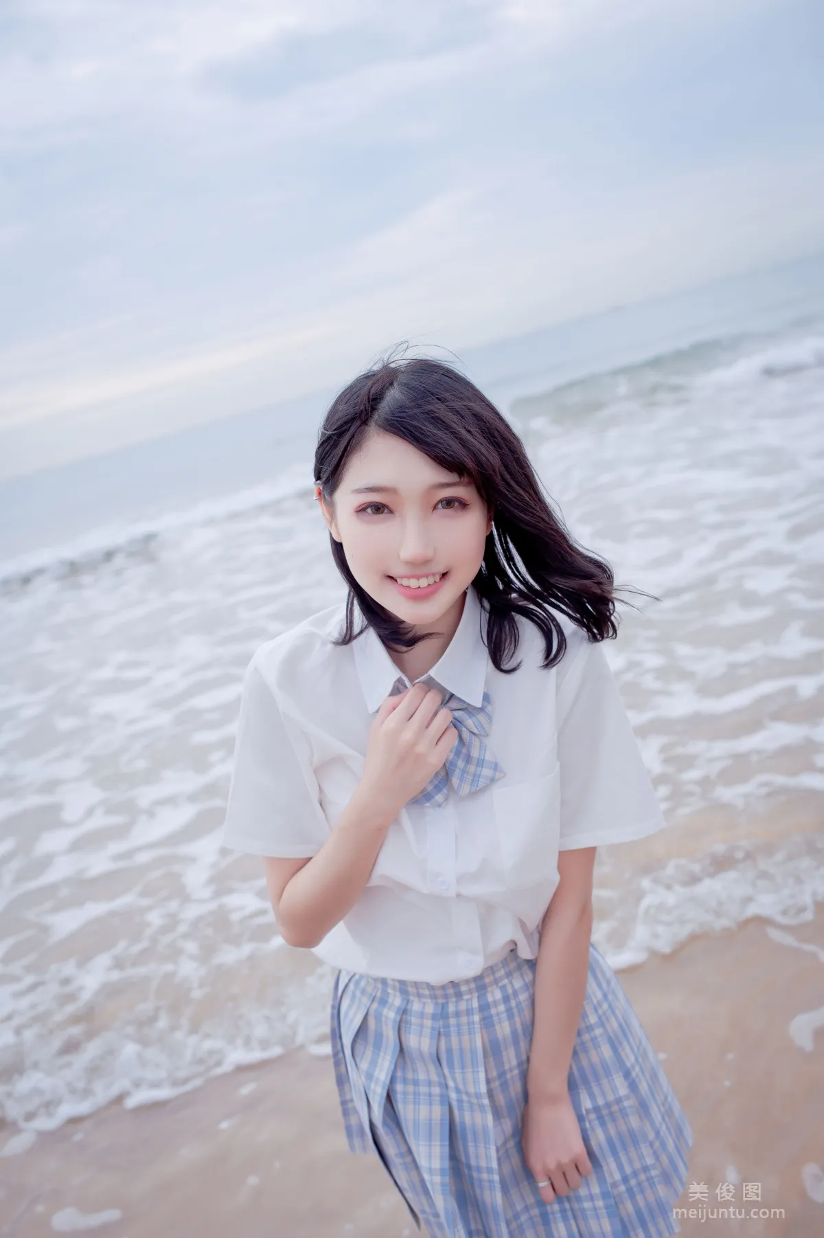 [COS福利] 周叽是可愛兔兔 - 海邊jk 4