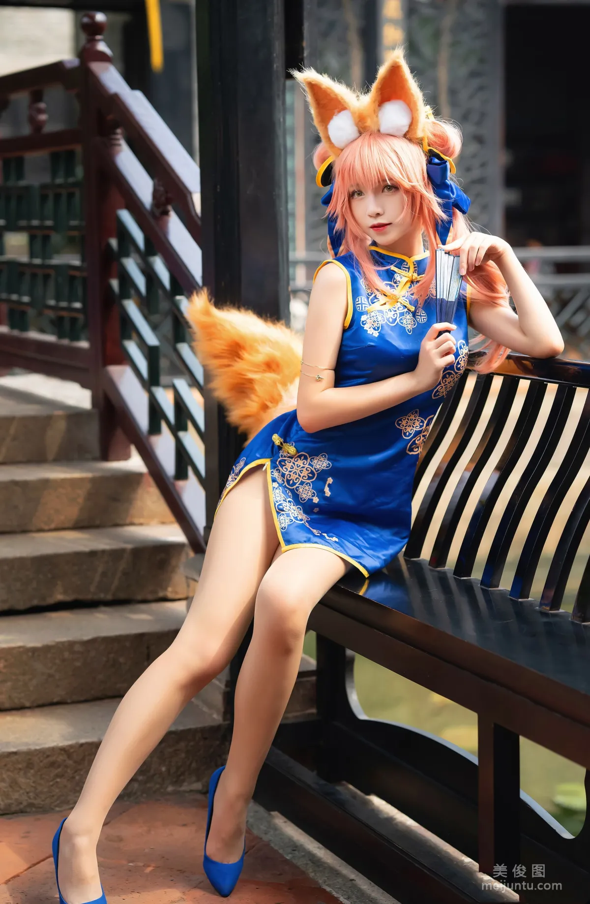 [COS] Dada Juanjuan Xiaojuan - Tamamo no Mae Cheongsam photo 5