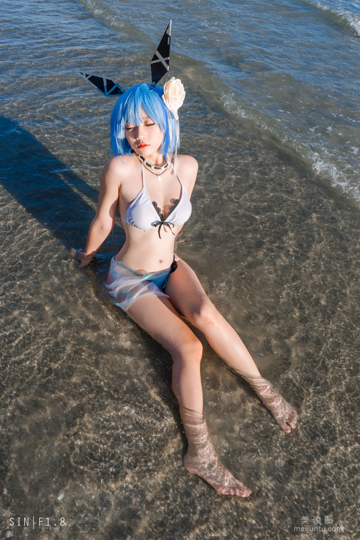 [COS福利] Messie Huang - Gascogne swimsuit 写真套图19