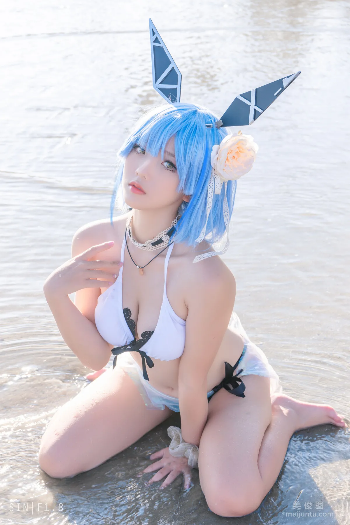 [COS福利] Messie Huang - Gascogne swimsuit 写真套图9