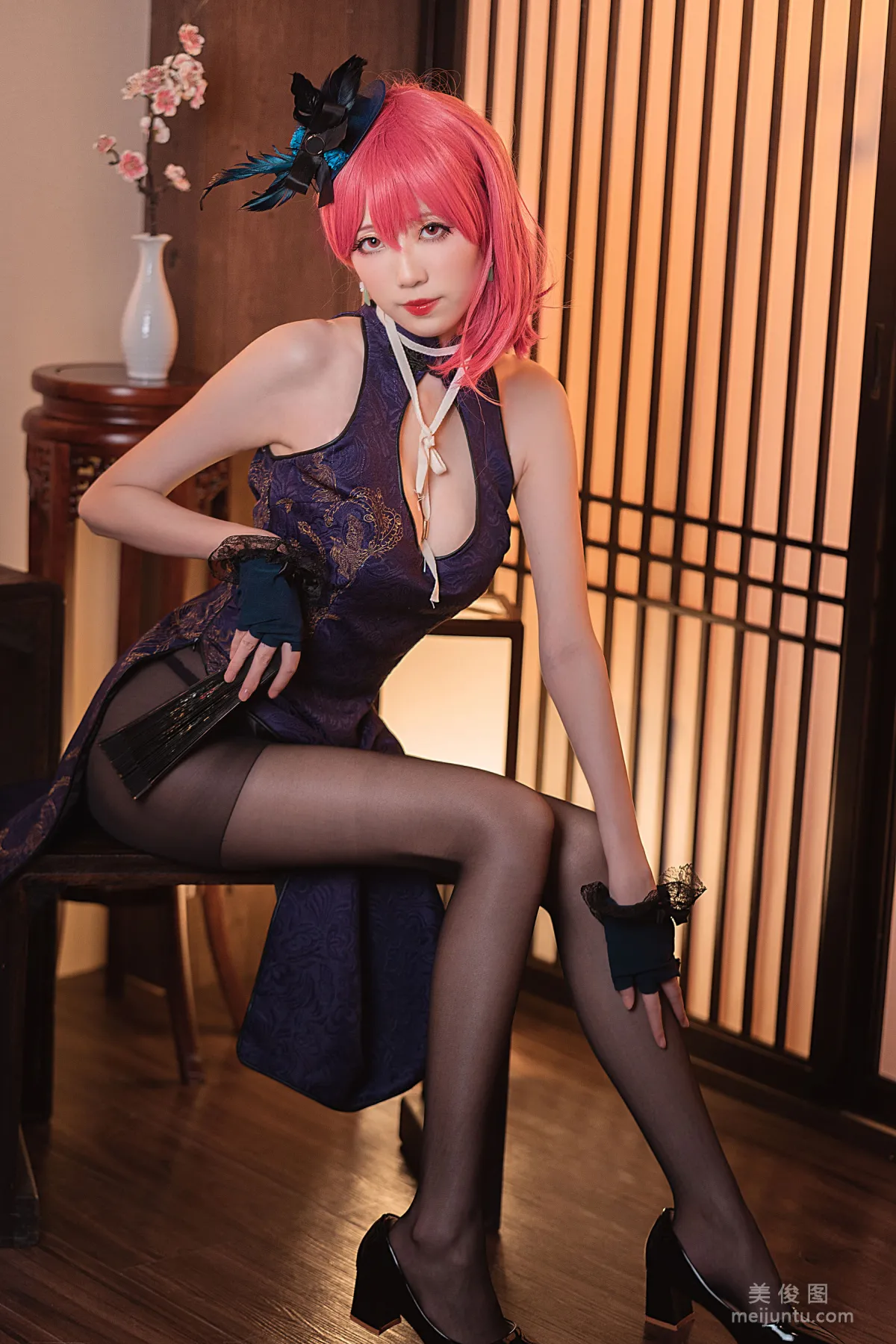 [Cosplay Fan Service] Anime Blogger Zhajiang Mumu, Black Prince photo 4