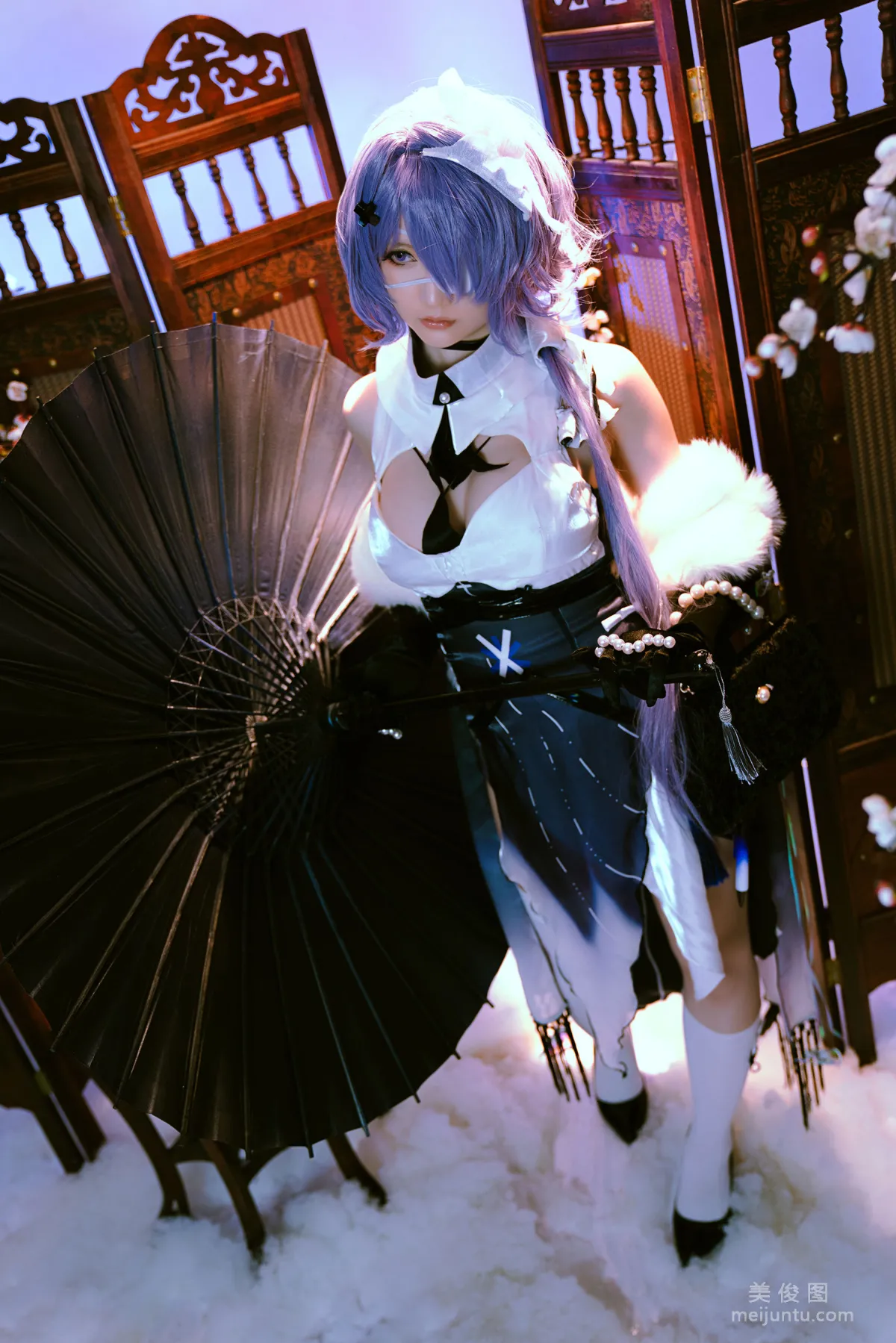 Coser Young Lady Xingzhi Chichi, Drizzle, Solitary Cold Peak Photo Set photo 12