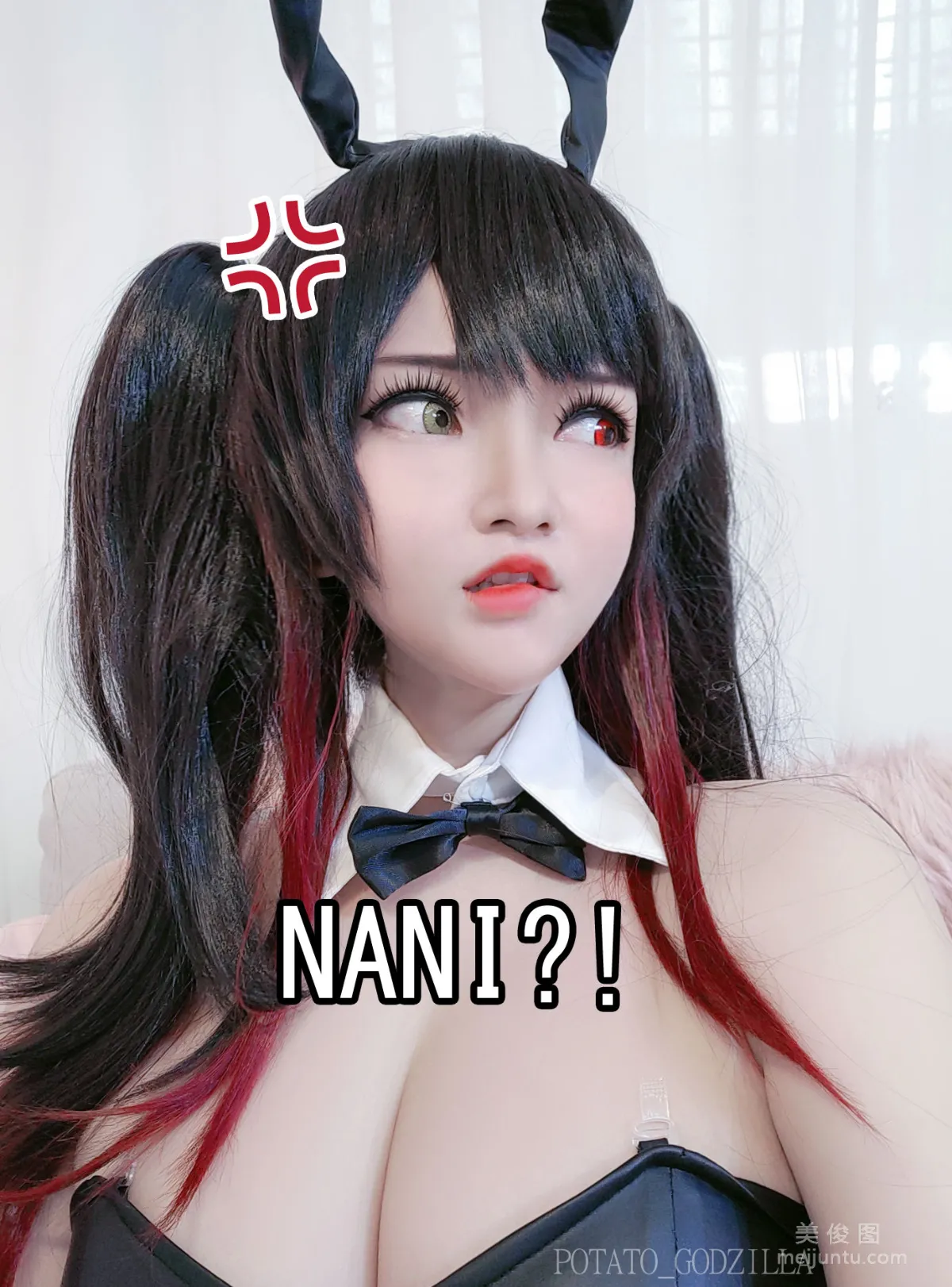 [COS福利] Potato Godzilla - Kurumi Tokisaki Bunny Girl 35