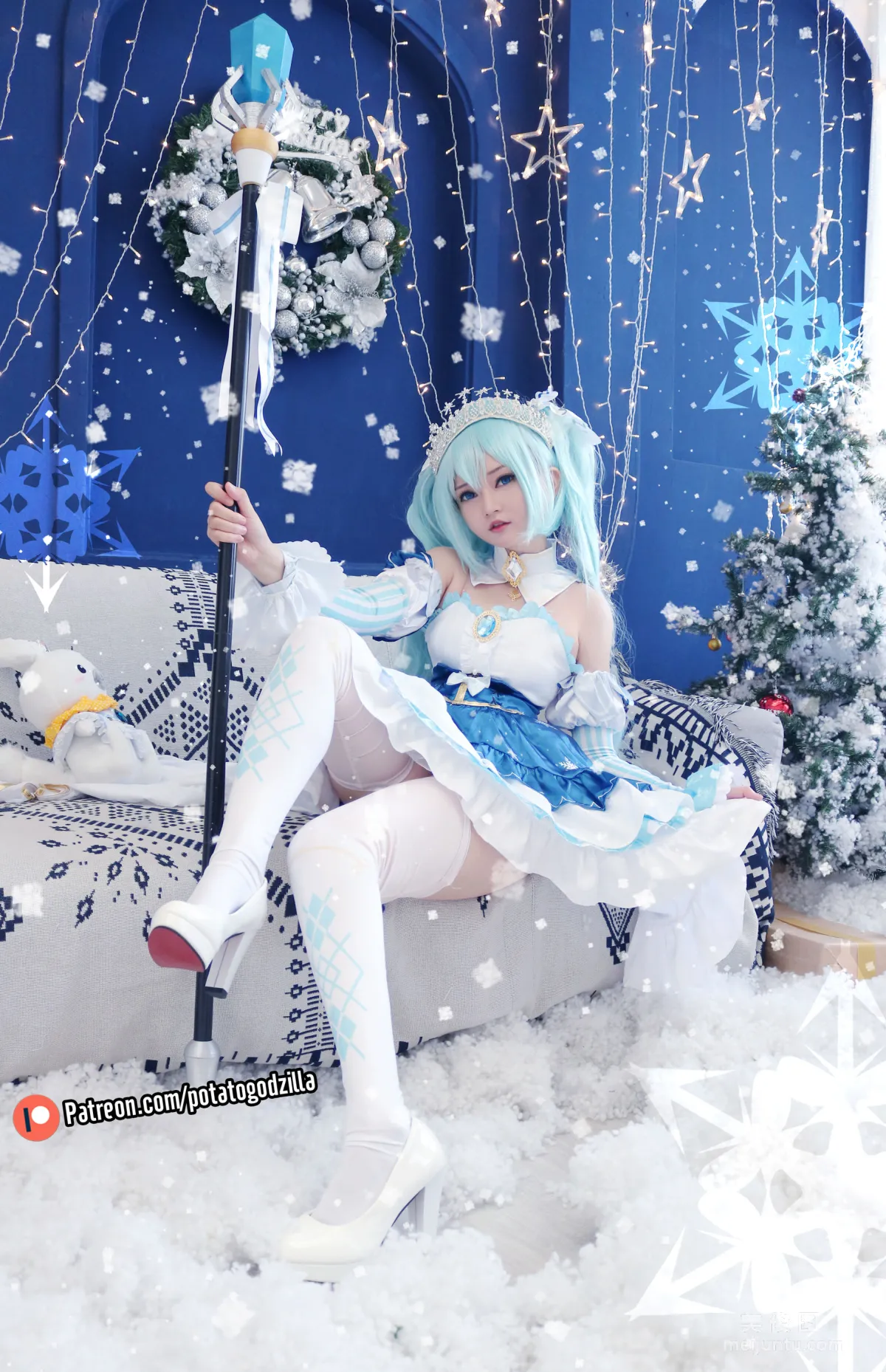 Coser小姐姐Potato Godzilla - Snow Miku21