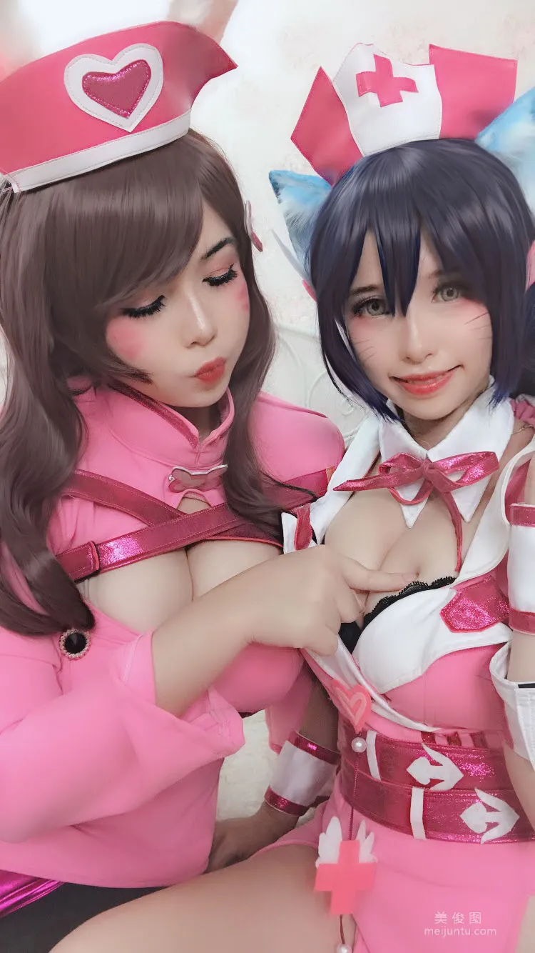 [COS Benefits] Uy Uy - D.VA Bunny Nurse Photo Set photo 32