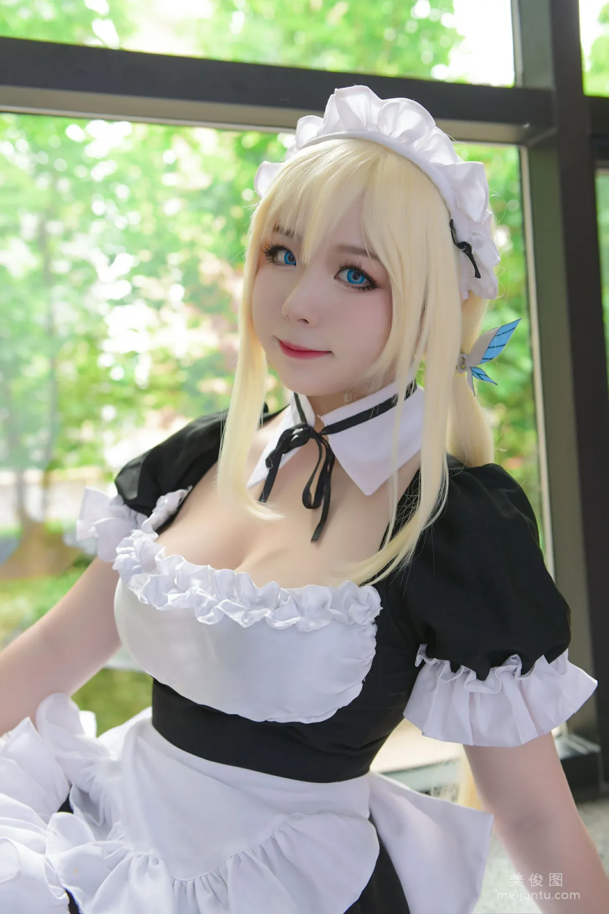 [COS福利] 皮皮奶可可爱了啦 - 柏崎星奈女仆 写真套图7