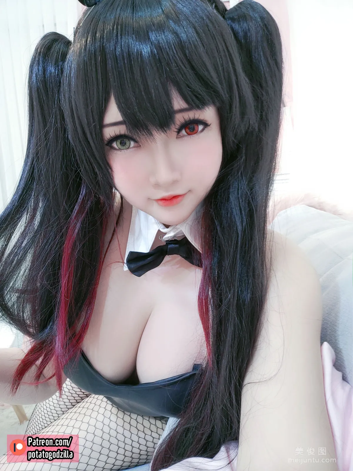 [COS福利] Potato Godzilla - Kurumi Tokisaki Bunny Girl 32