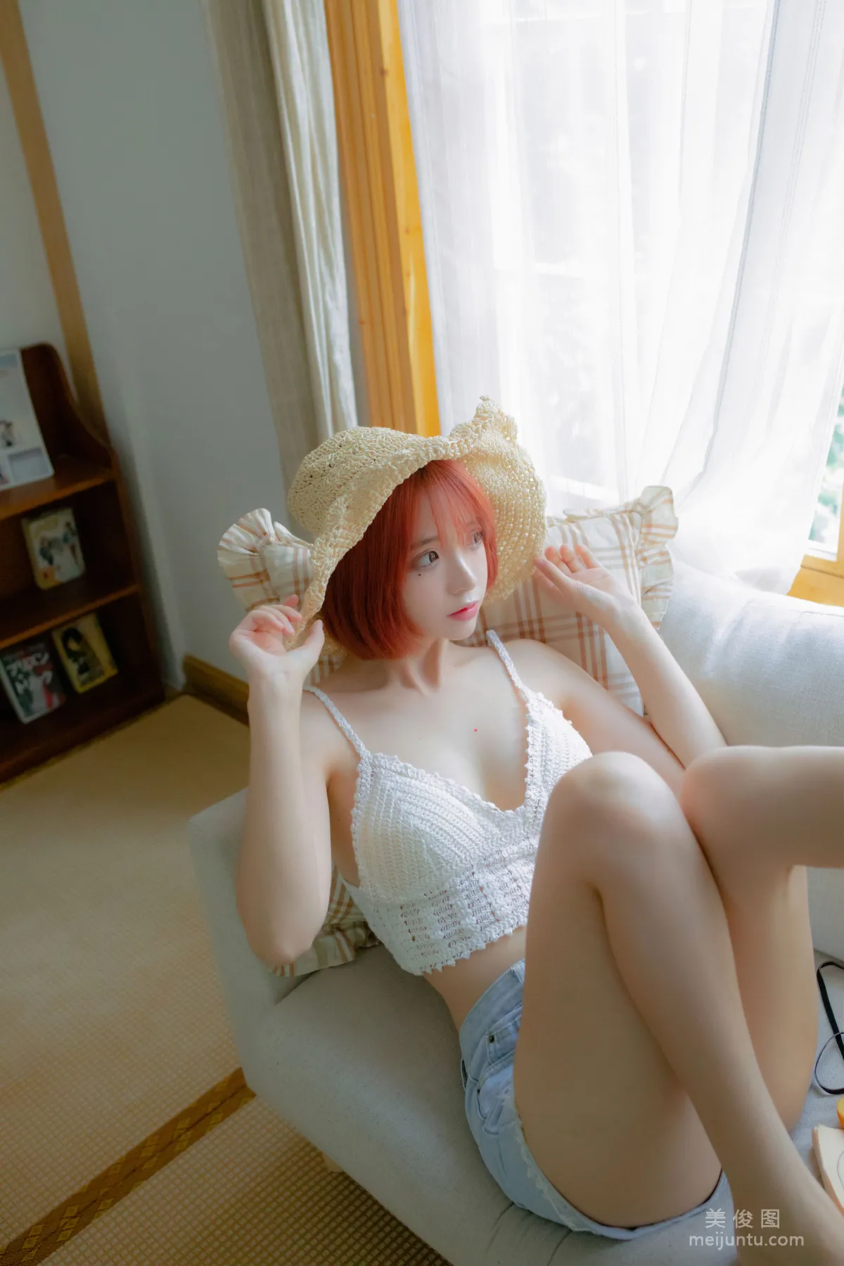 [COS福利] 瘋貓ss - 草帽女孩 3