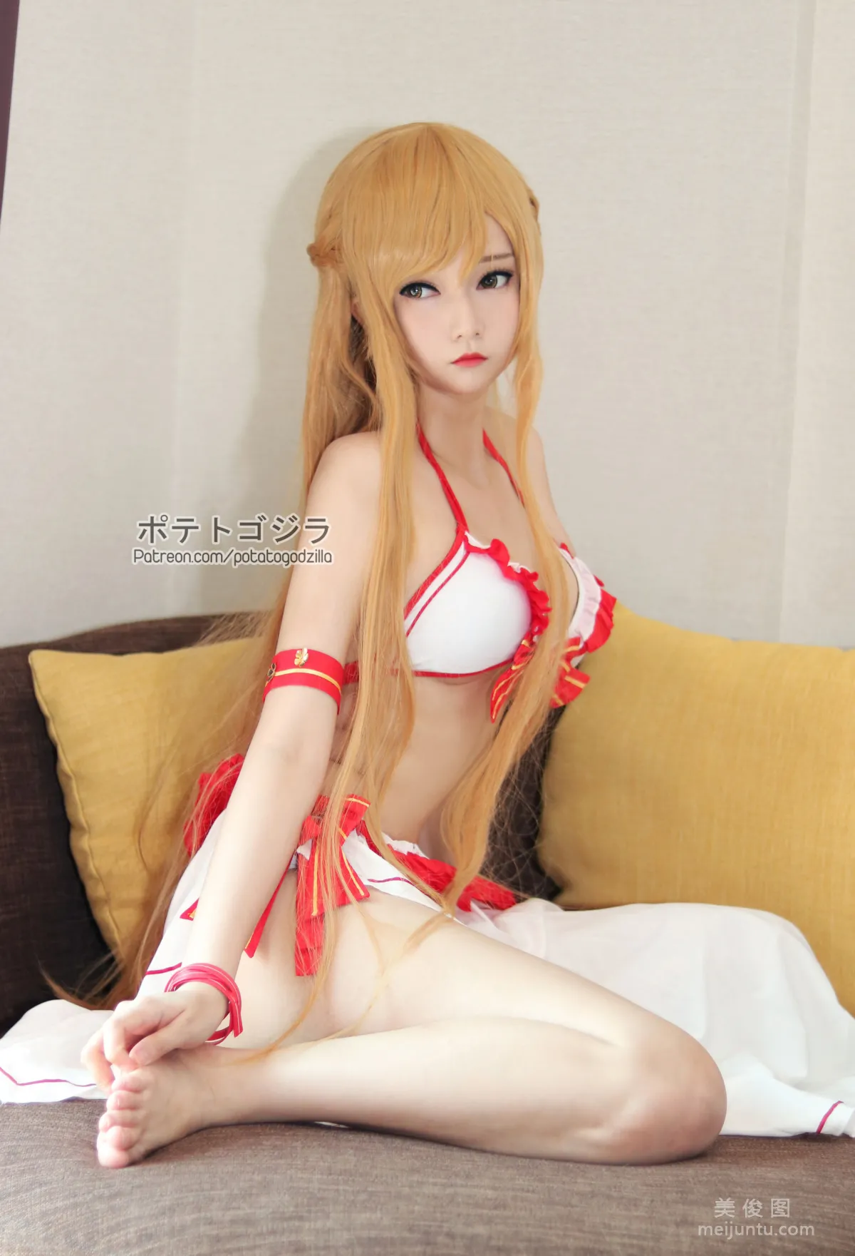 Coser Girl Potato Godzilla, Asuna photo 16