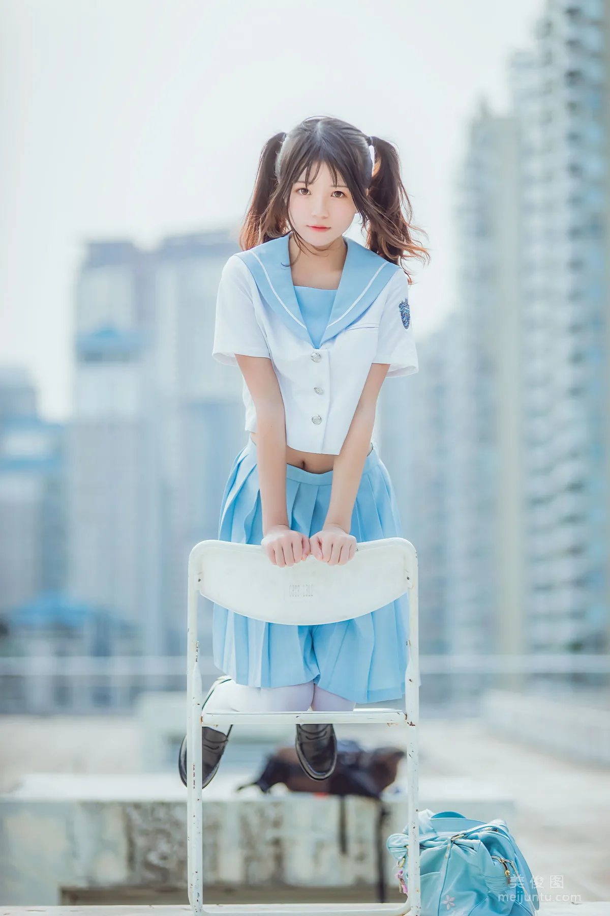 [COS福利] 桜桃喵 - 少女之微风轻轻起 写真套图19