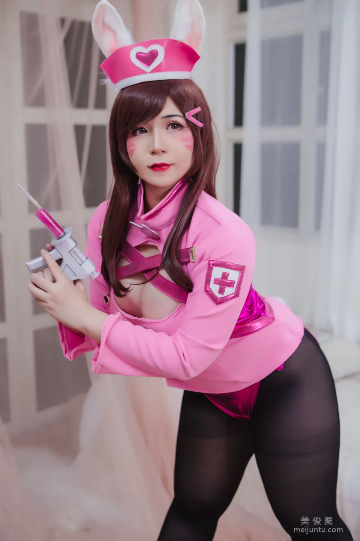 [COS Benefits] Uy Uy - D.VA Bunny Nurse Photo Set photo 16
