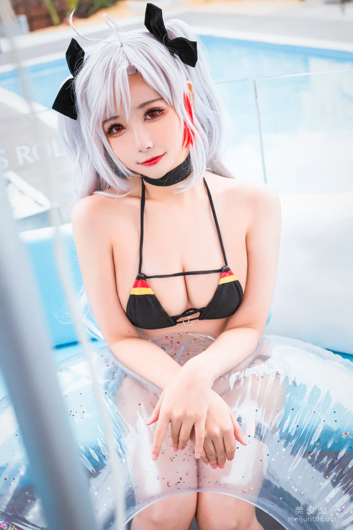 微博妹子Momoko葵葵 - 歐根之水着 寫真套圖 16