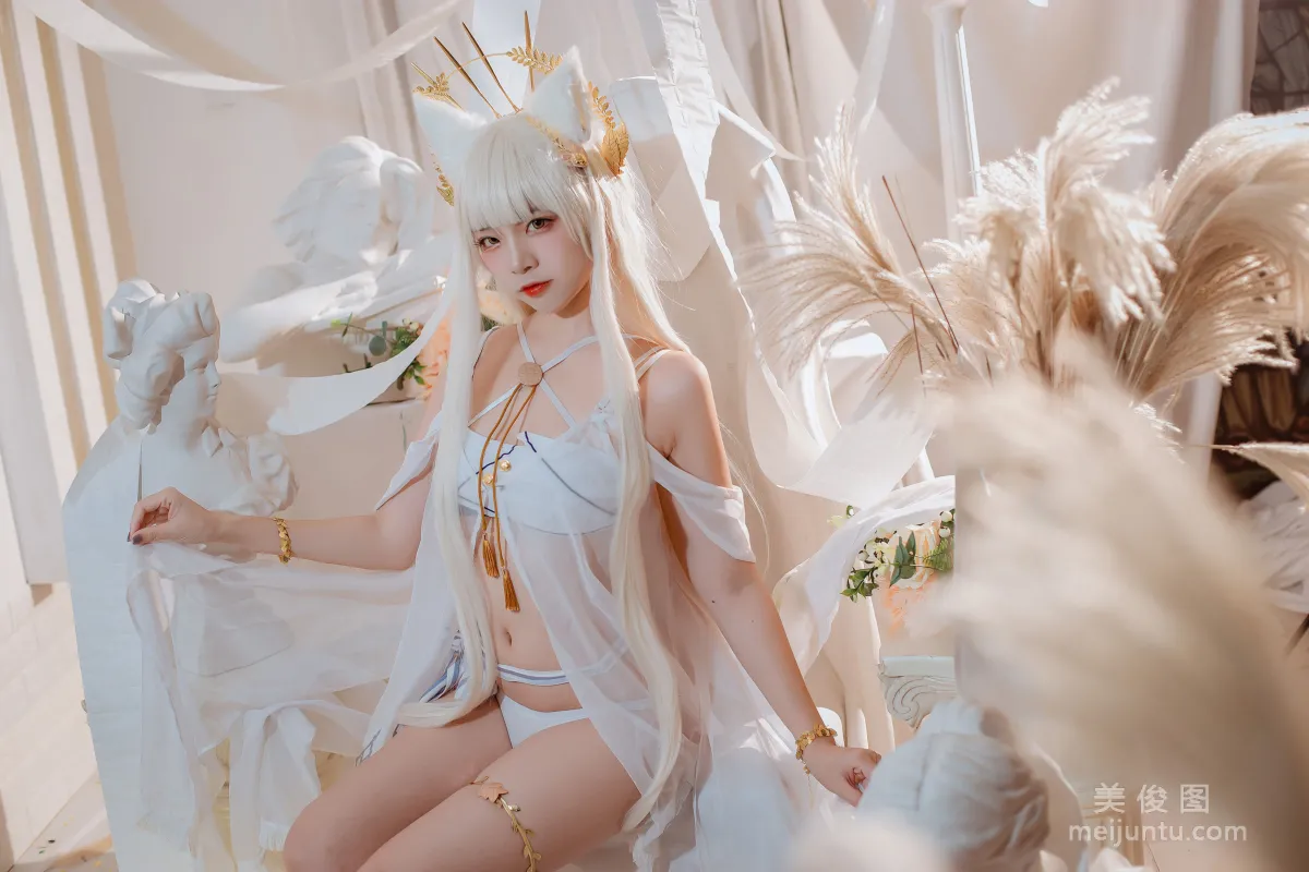 [COS福利] 二佐Nisa - 方舟白金泳装 写真套图5