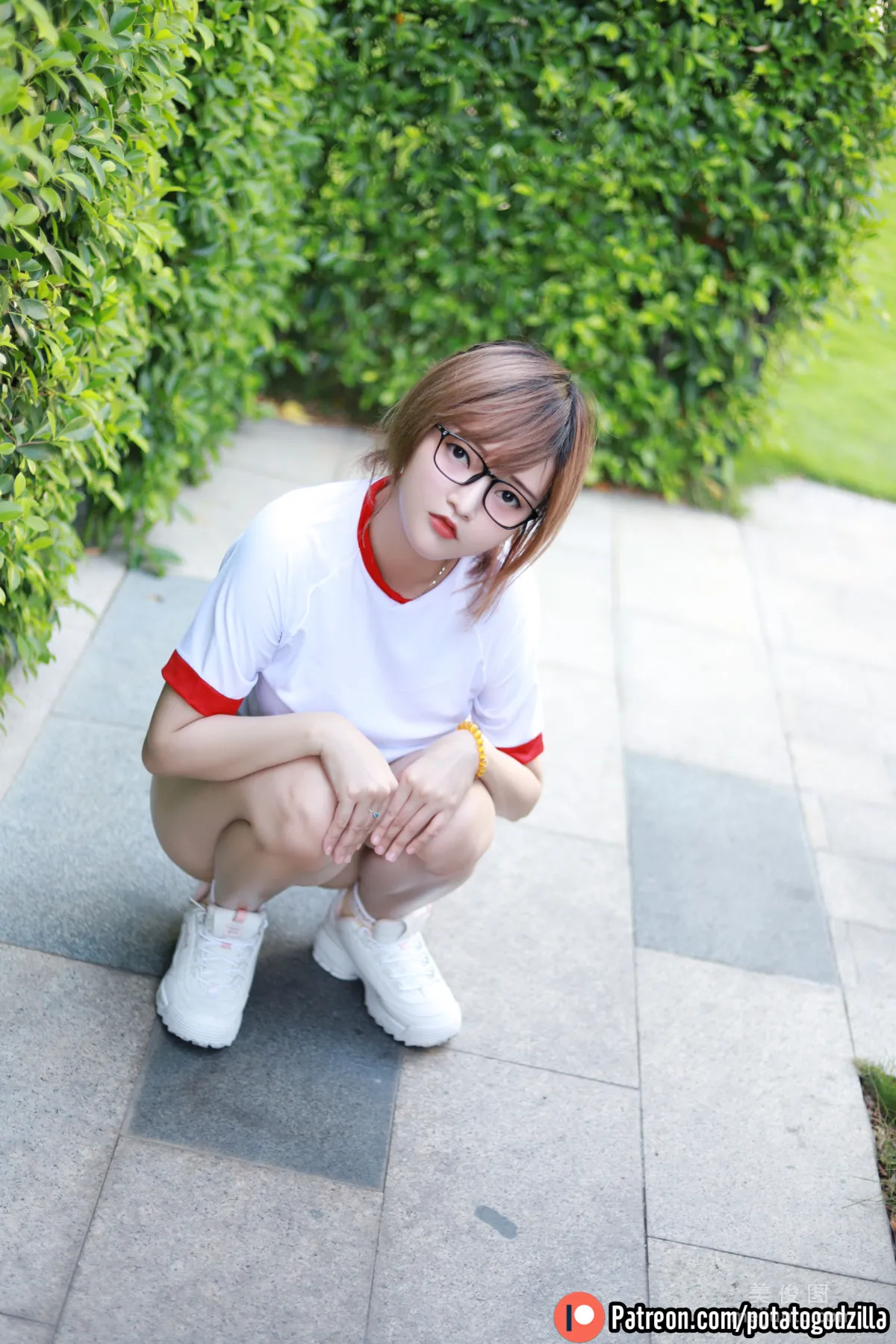 [COS福利] Potato Godzilla - Gym Uniform 寫真套圖 24