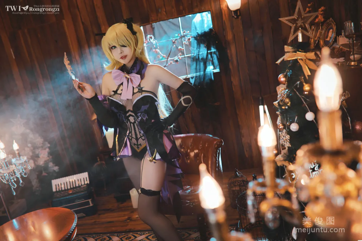 [Cosplay] Xiaorong Zaigu Gugu - Fischl Photo Set photo 6