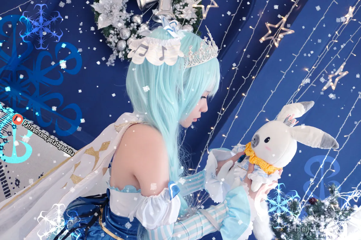 Coser小姐姐Potato Godzilla - Snow Miku6