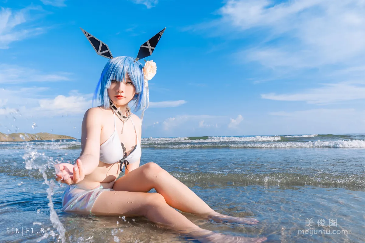 [COS福利] Messie Huang - Gascogne swimsuit 写真套图18