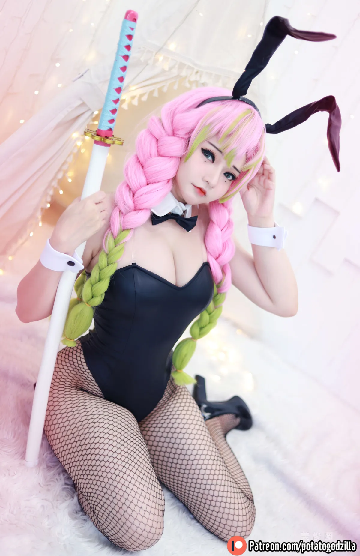 Coser Girl Potato Godzilla, Mitsuri Kanroji photo 10