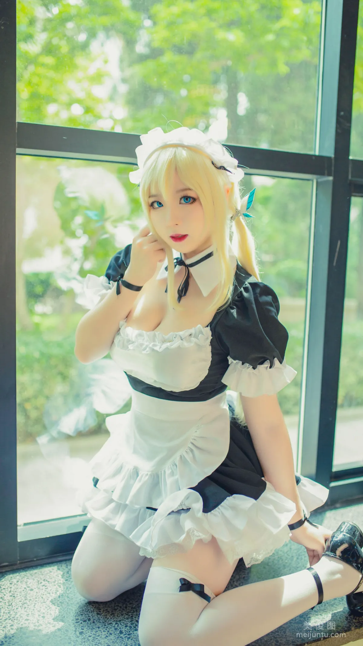 [COS福利] 皮皮奶可可爱了啦 - 柏崎星奈女仆 写真套图6