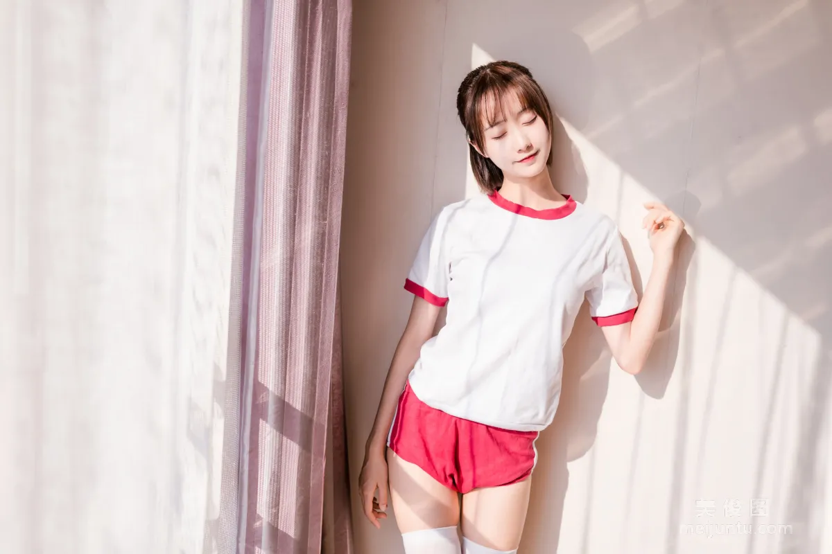 Cute Girl Mu Mianmian OwO - School Swimsuit + Gymnastics Uniform + Maid Photo Set photo 12