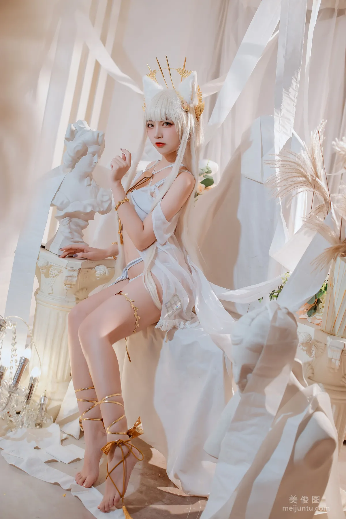 [COS福利] 二佐Nisa - 方舟白金泳装 写真套图4