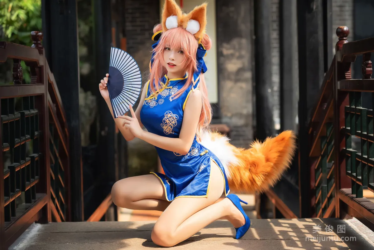 [COS] Dada Juanjuan Xiaojuan - Tamamo no Mae Cheongsam photo 3
