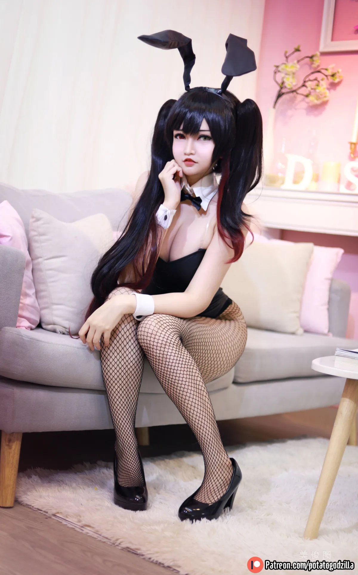 [COS福利] Potato Godzilla - Kurumi Tokisaki Bunny Girl4