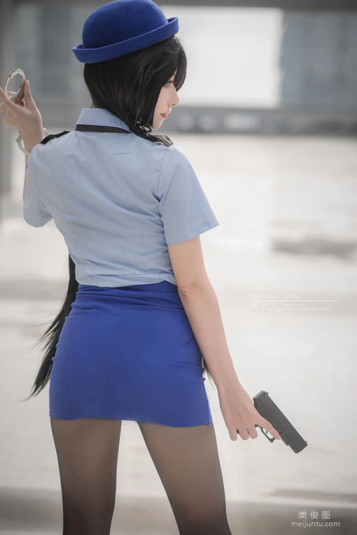 [Cos Welfare] Weibo Girl Momoko Kuikui - Kurumi Policewoman Photo Set photo 12