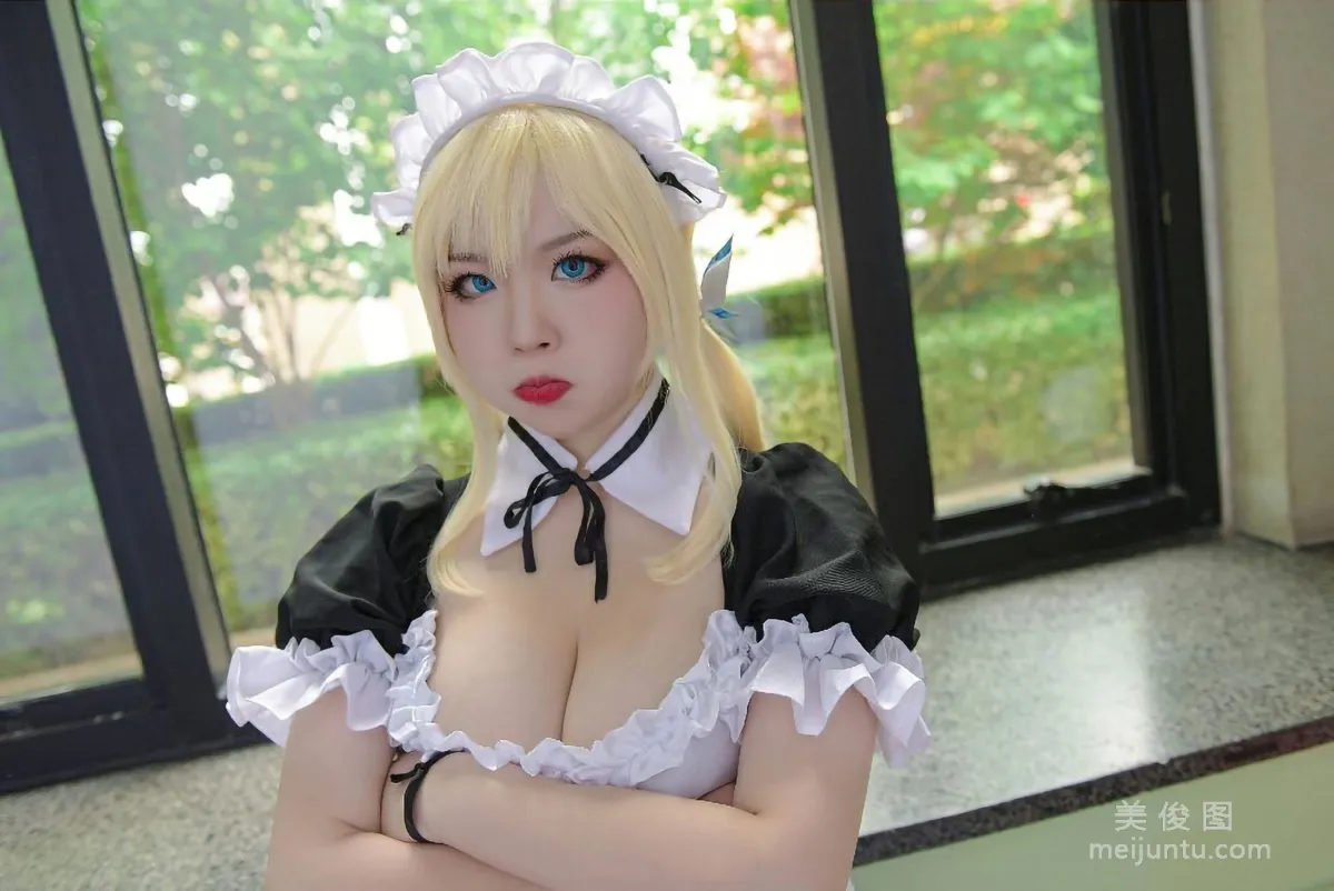 [COS] Pipi Naike Keai Lela - Kashiwazaki Sena Maid Photo Set photo 14