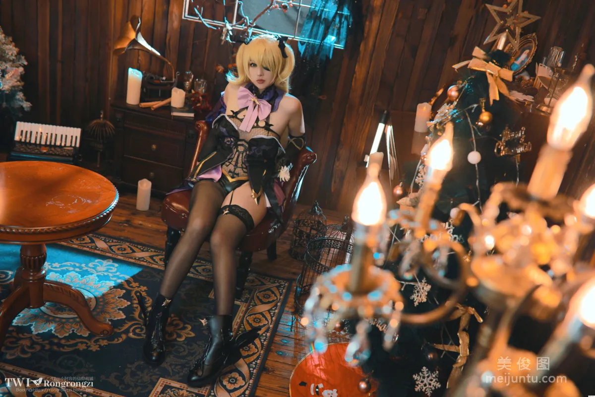 [Cosplay] Xiaorong Zaigu Gugu - Fischl Photo Set photo 2
