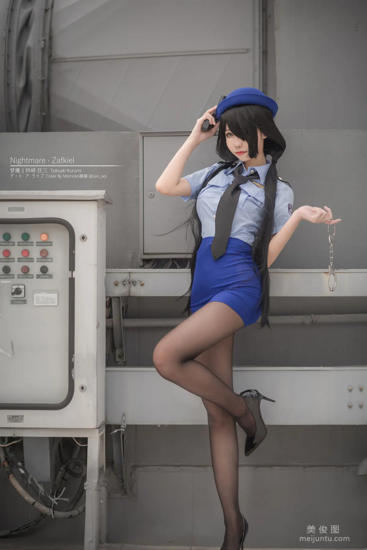 [Cos Welfare] Weibo Girl Momoko Kuikui - Kurumi Policewoman Photo Set photo 17