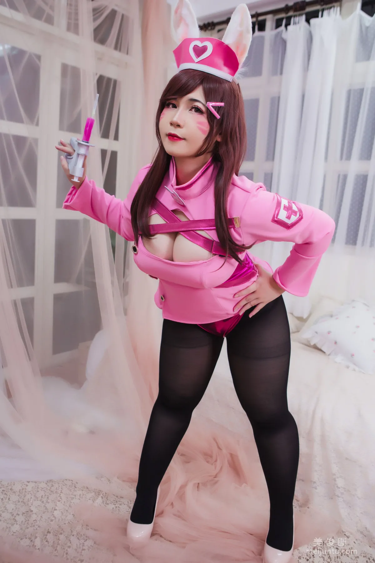 [COS Benefits] Uy Uy - D.VA Bunny Nurse Photo Set photo 14