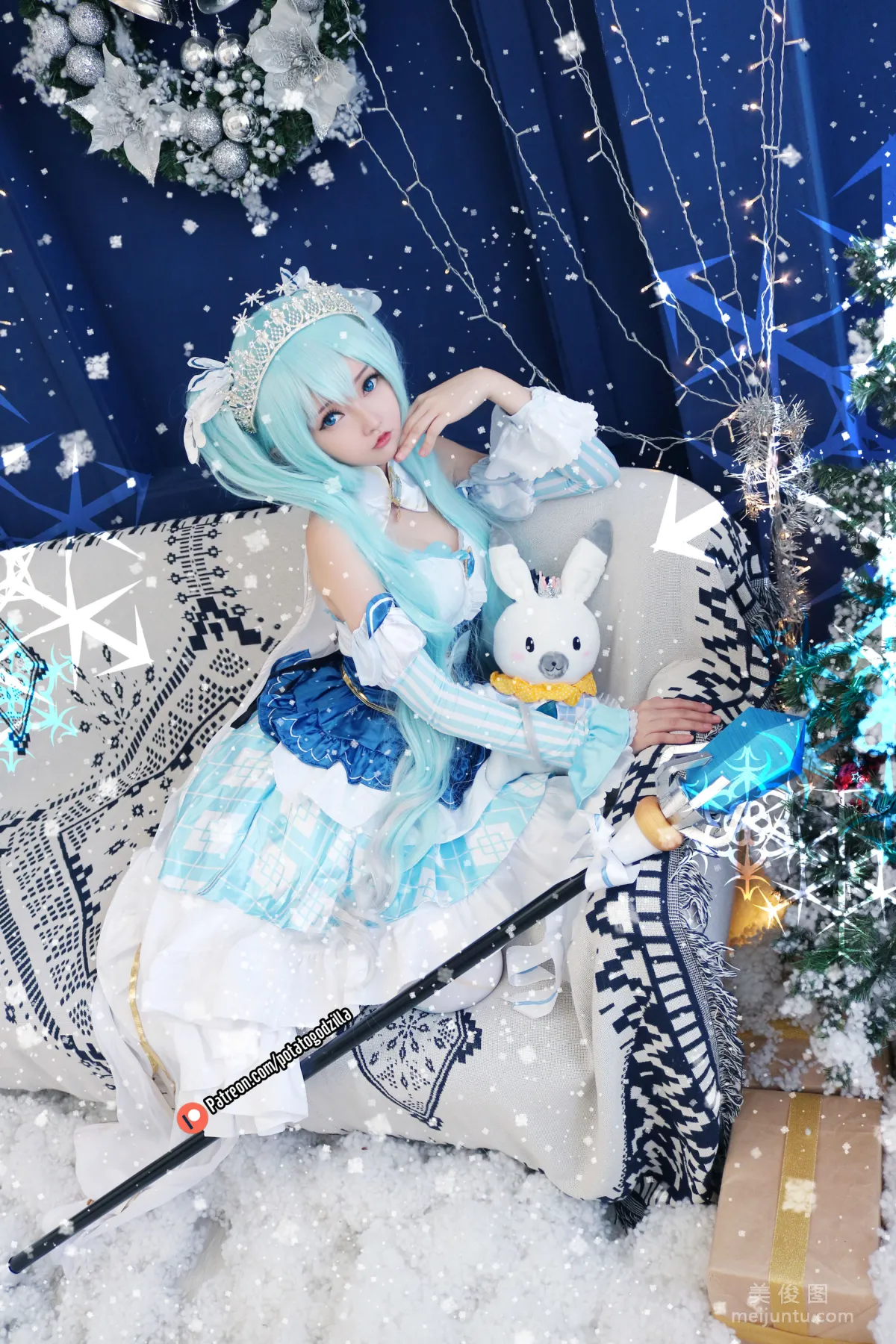 Coser小姐姐Potato Godzilla - Snow Miku8