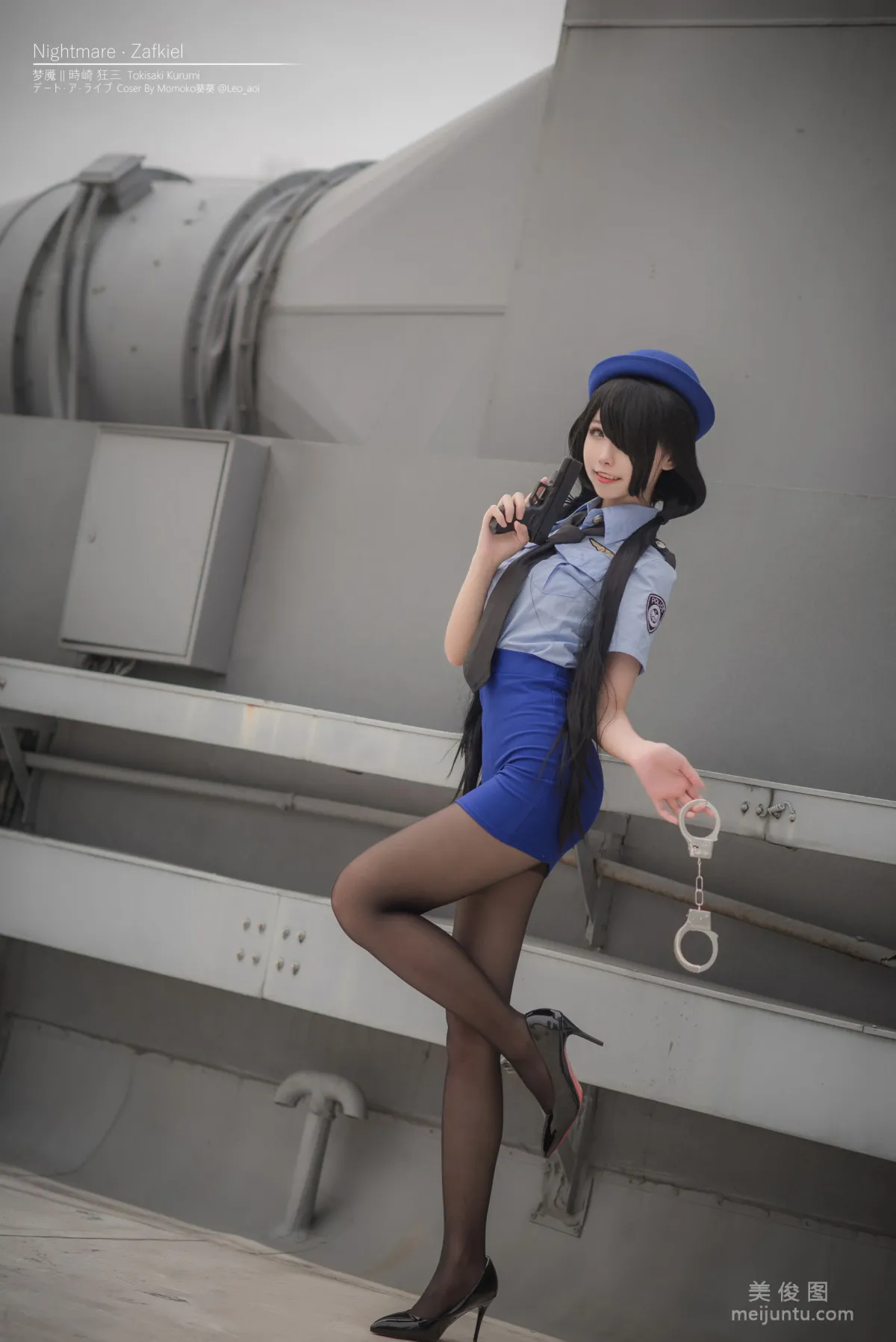[Cos Welfare] Weibo Girl Momoko Kuikui - Kurumi Policewoman Photo Set photo 11