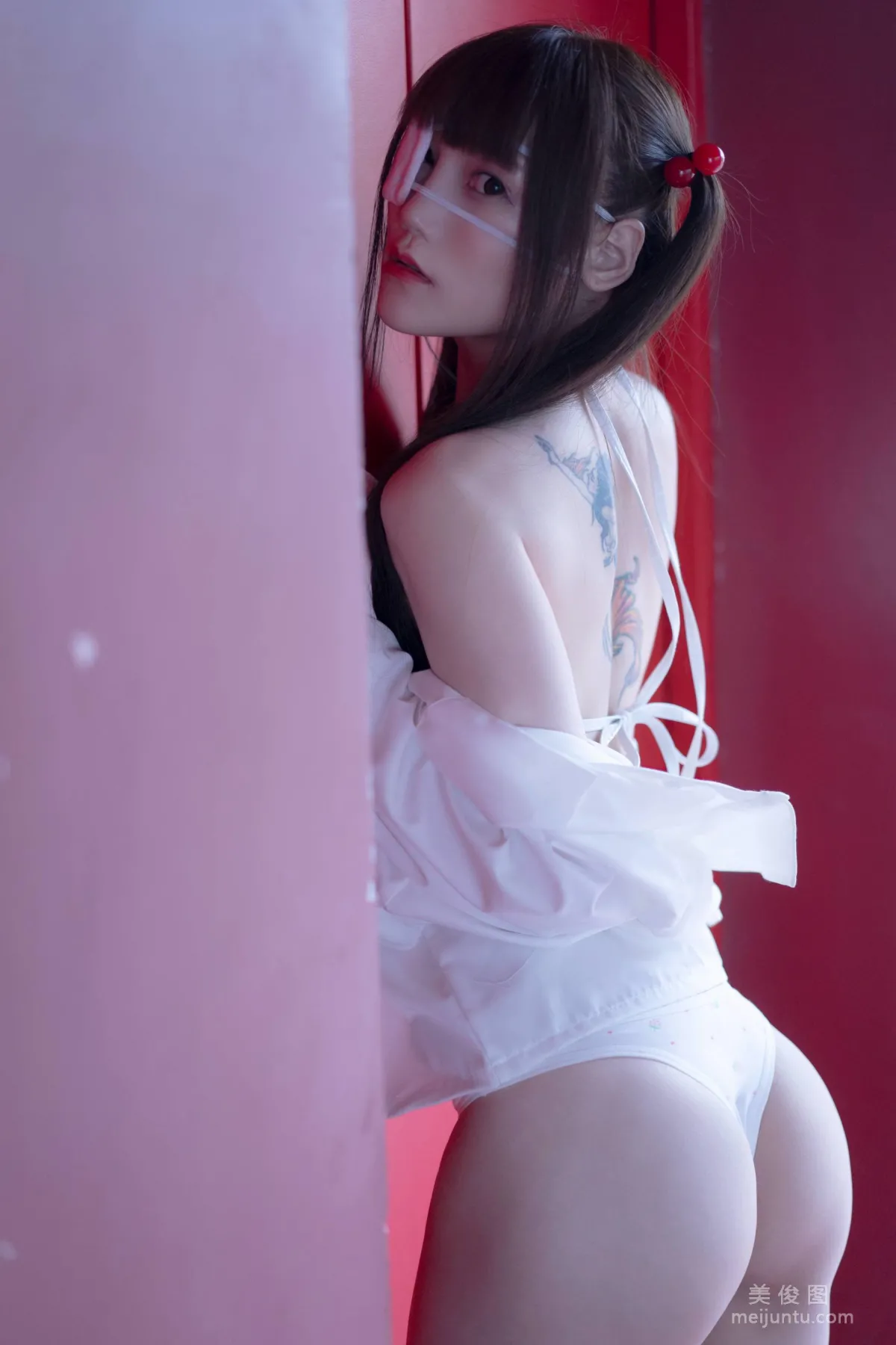 COS少女星野咪兔 - 紅色 寫真套圖 23