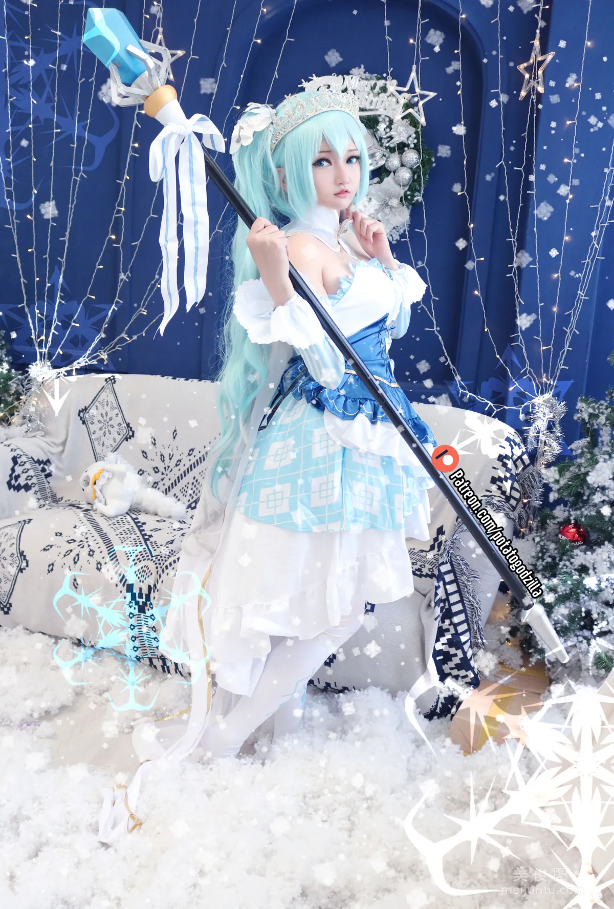 Coser小姐姐Potato Godzilla - Snow Miku23