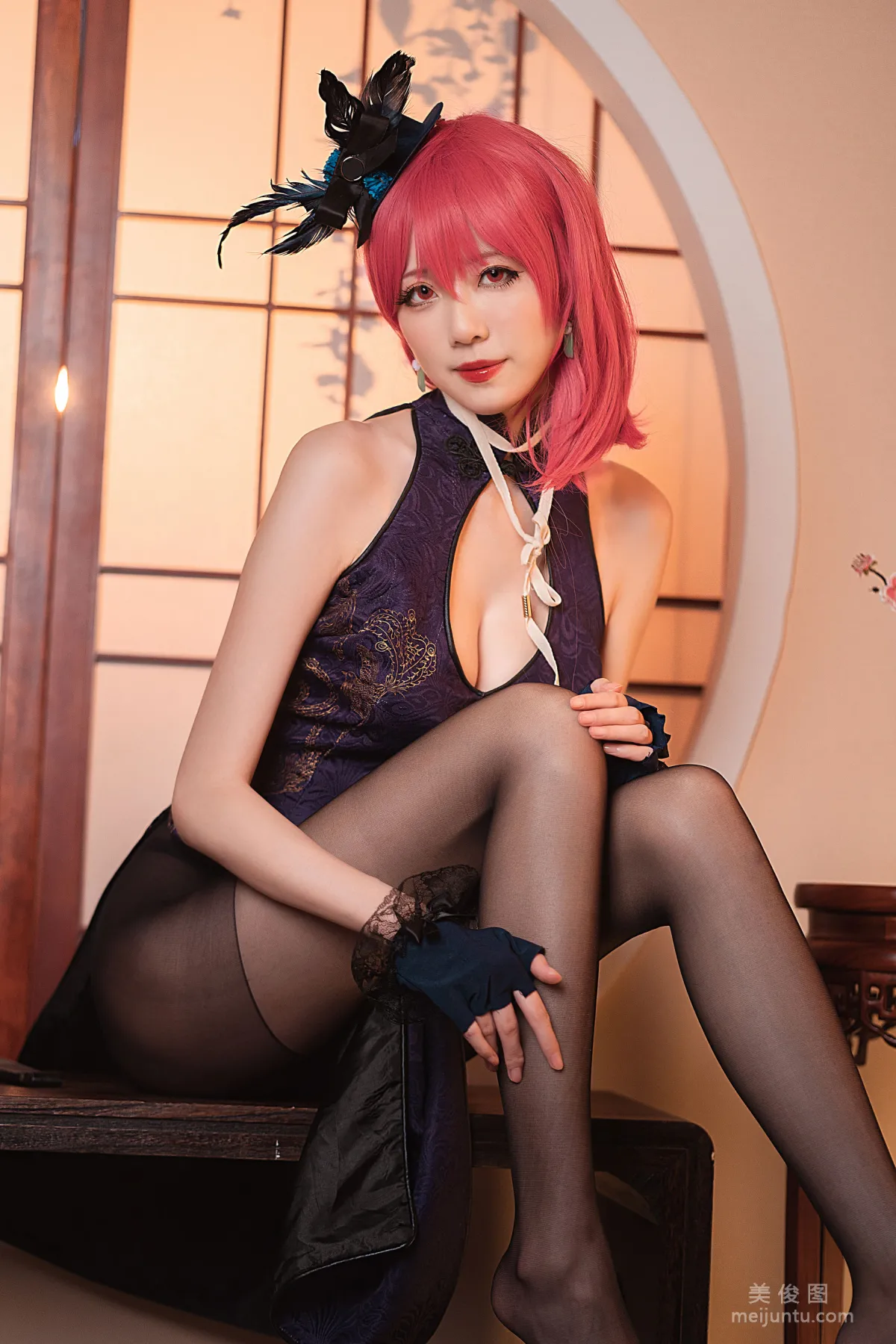 [Cosplay Fan Service] Anime Blogger Zhajiang Mumu, Black Prince photo 9