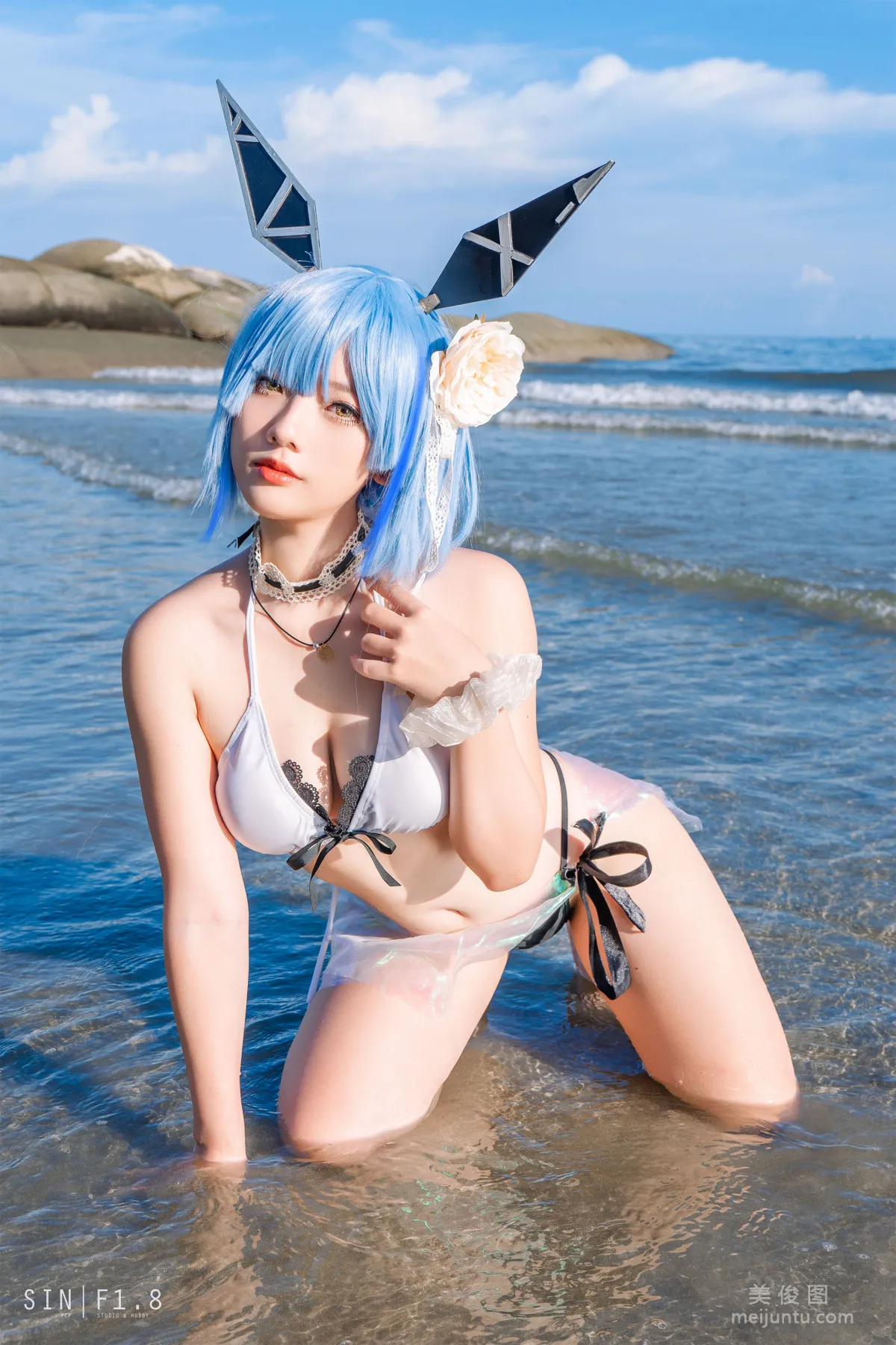 [COS福利] Messie Huang - Gascogne swimsuit 写真套图4