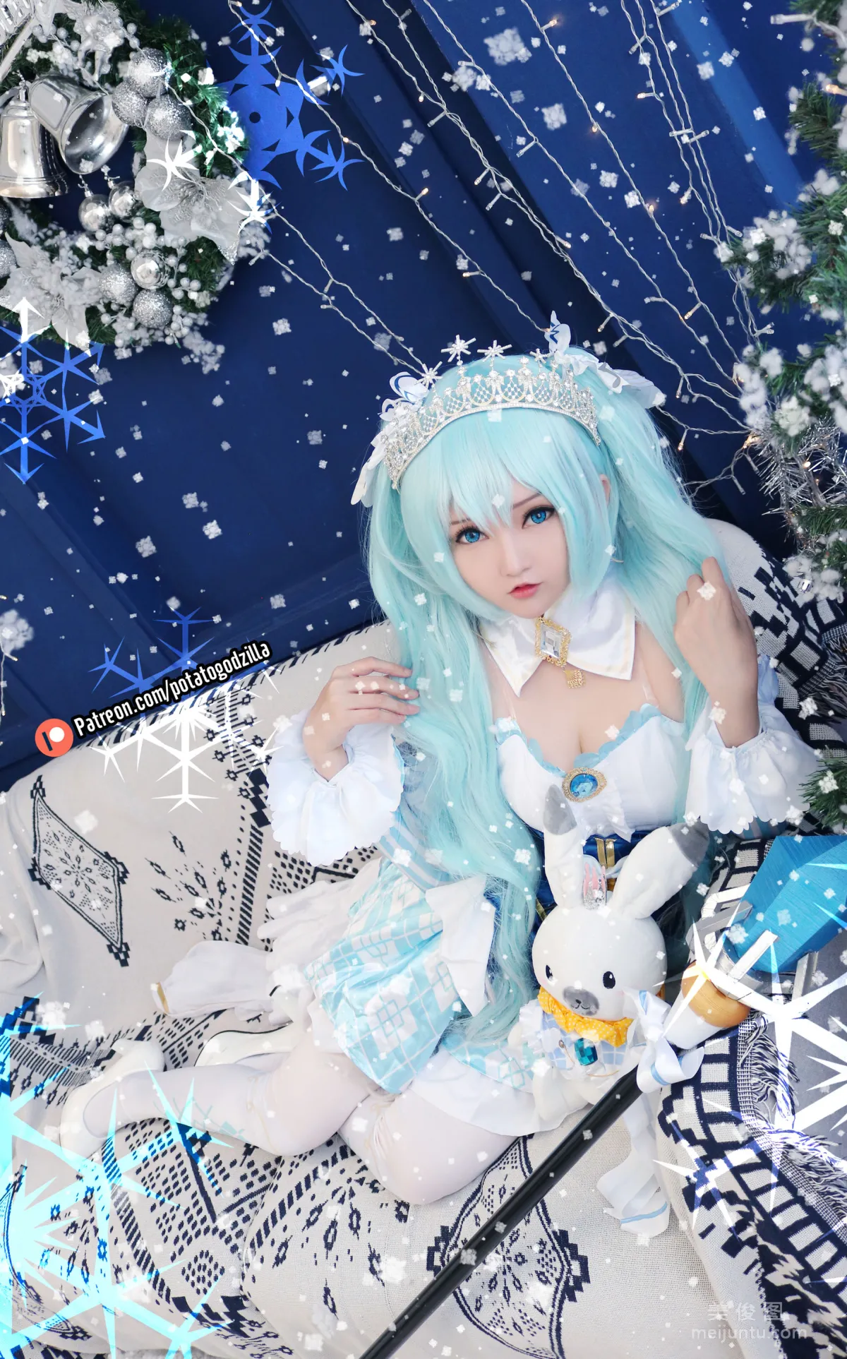 Coser小姐姐Potato Godzilla - Snow Miku9