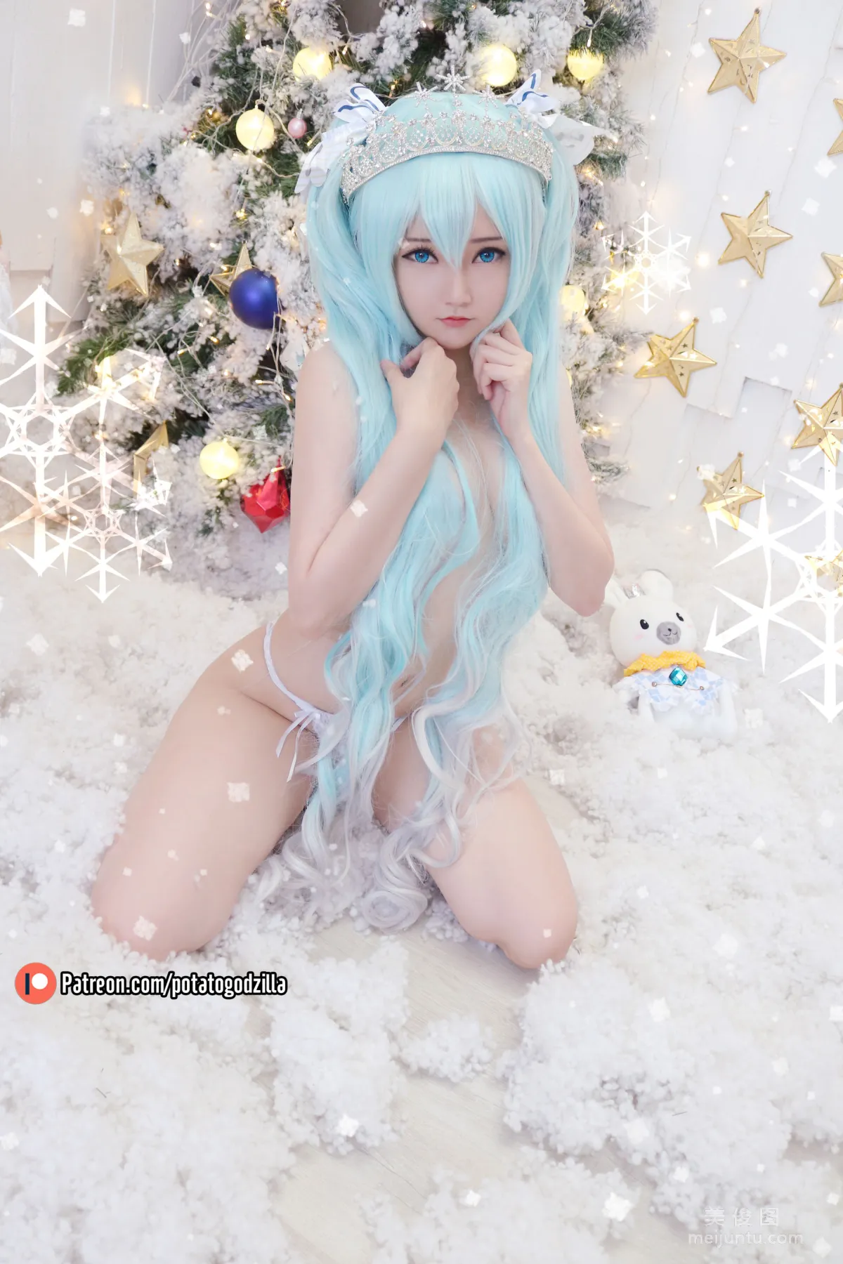 Coser小姐姐Potato Godzilla - Snow Miku34