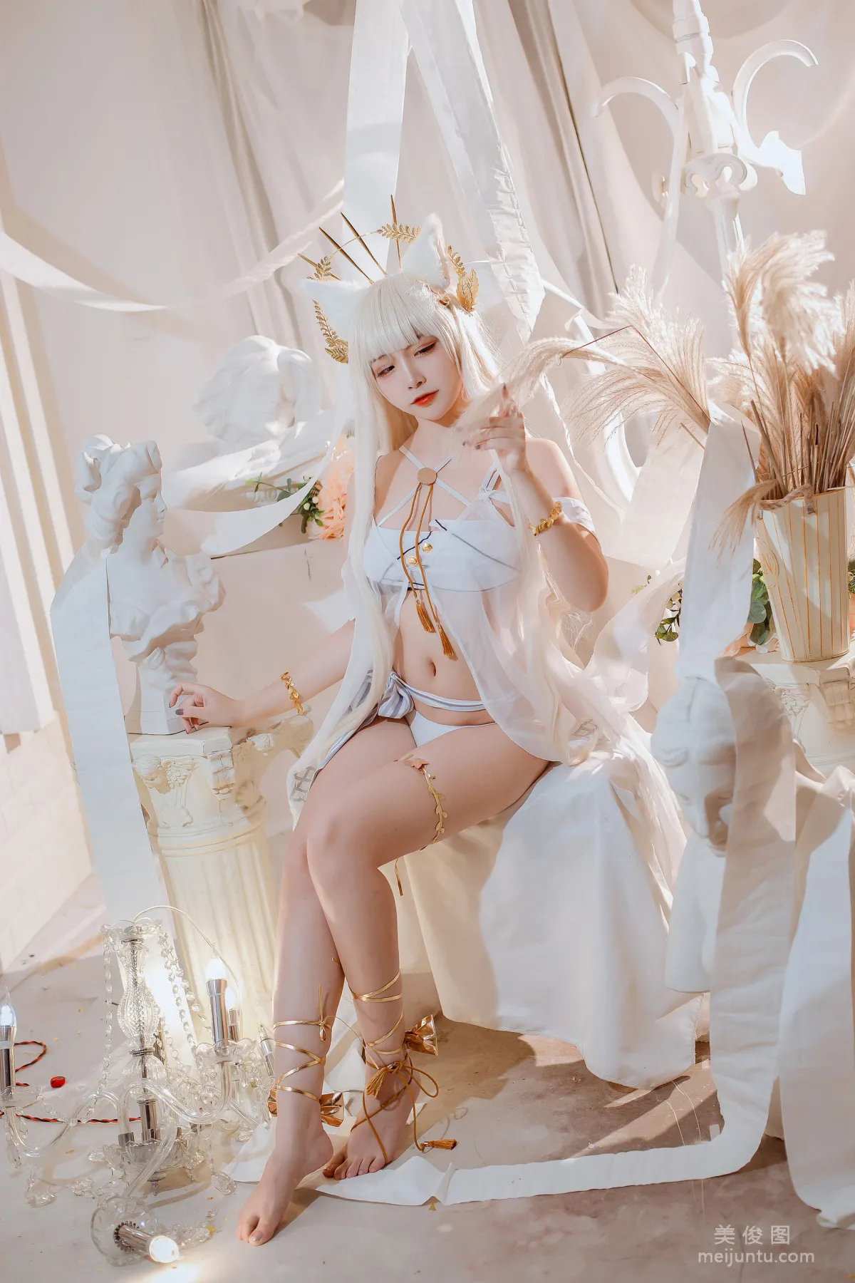 [COS福利] 二佐Nisa - 方舟白金泳装 写真套图1