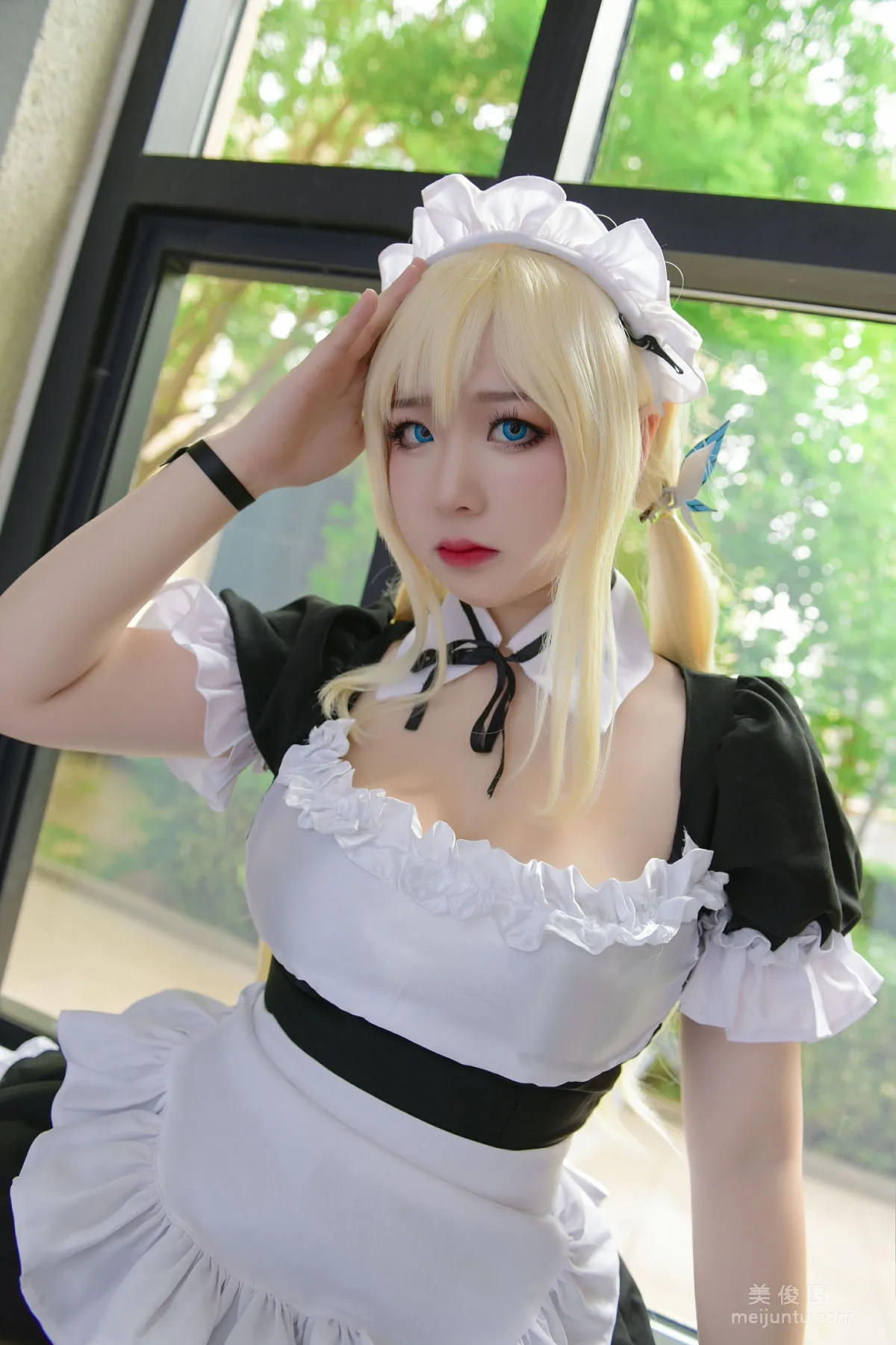 [COS福利] 皮皮奶可可爱了啦 - 柏崎星奈女仆 写真套图3