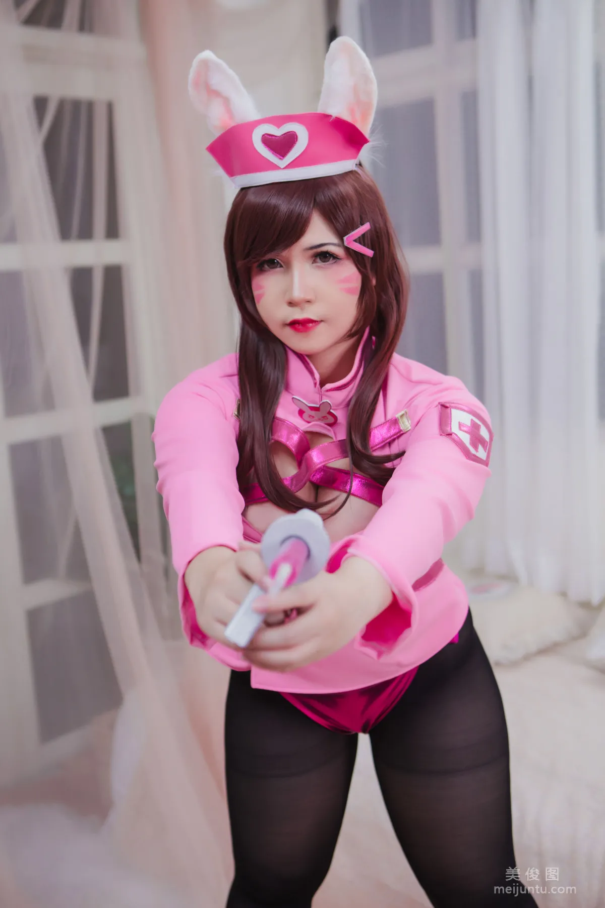 [COS Benefits] Uy Uy - D.VA Bunny Nurse Photo Set photo 15