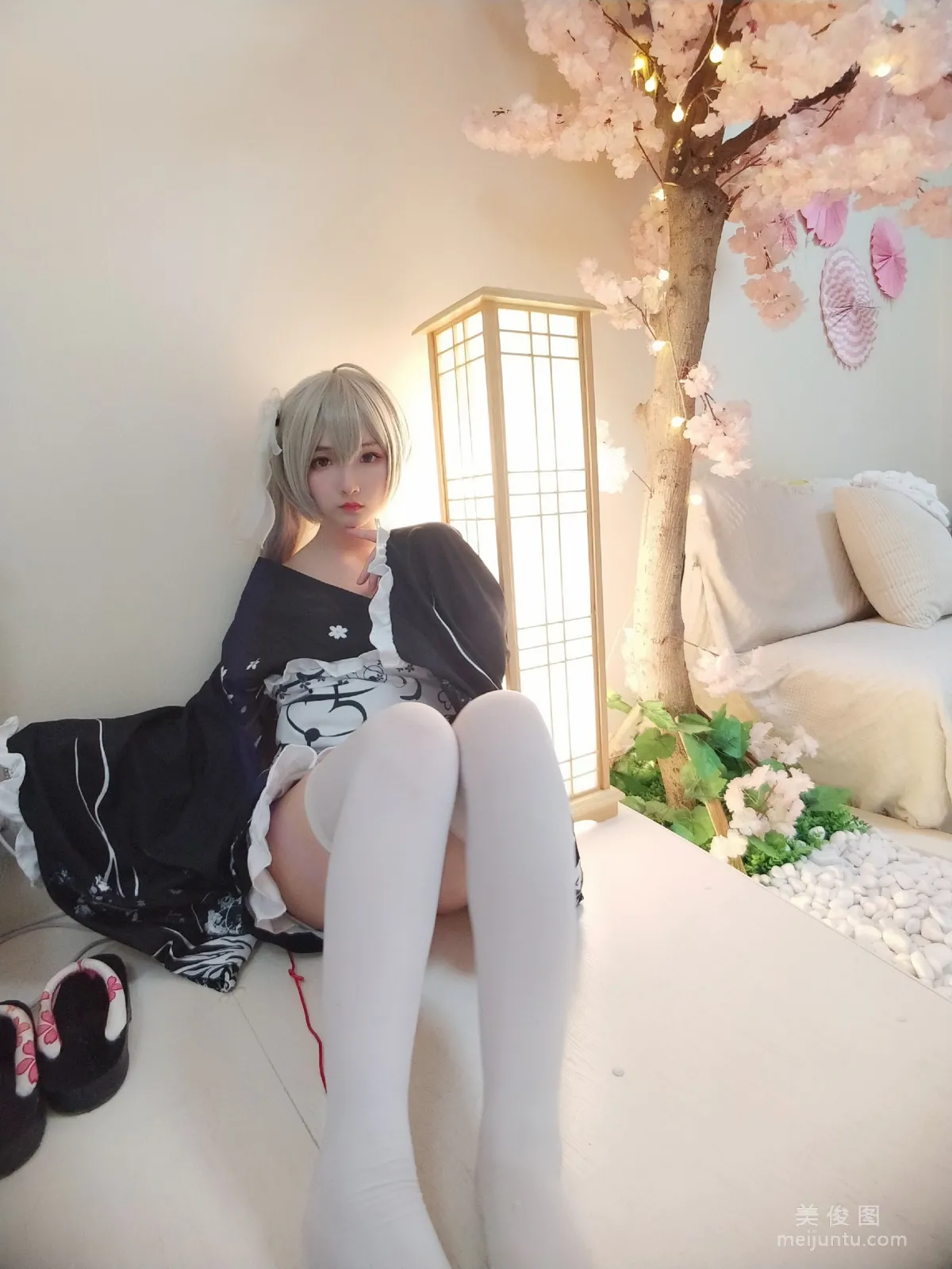 [Cos Welfare] Guchuan kagura - Qiongmei Kimono photo 27