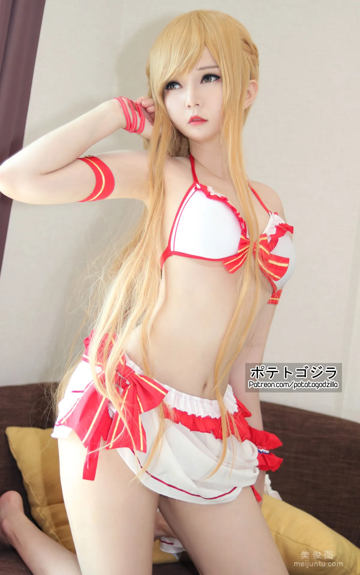 Coser Girl Potato Godzilla, Asuna photo 4