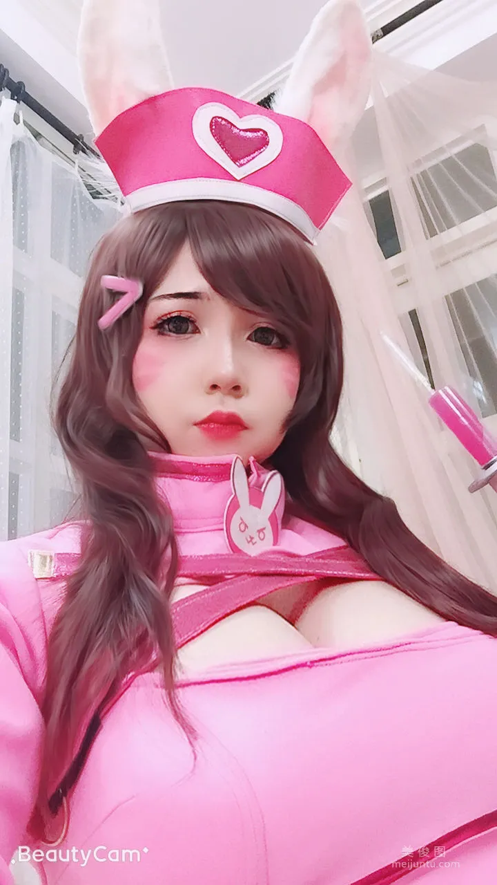 [COS Benefits] Uy Uy - D.VA Bunny Nurse Photo Set photo 23