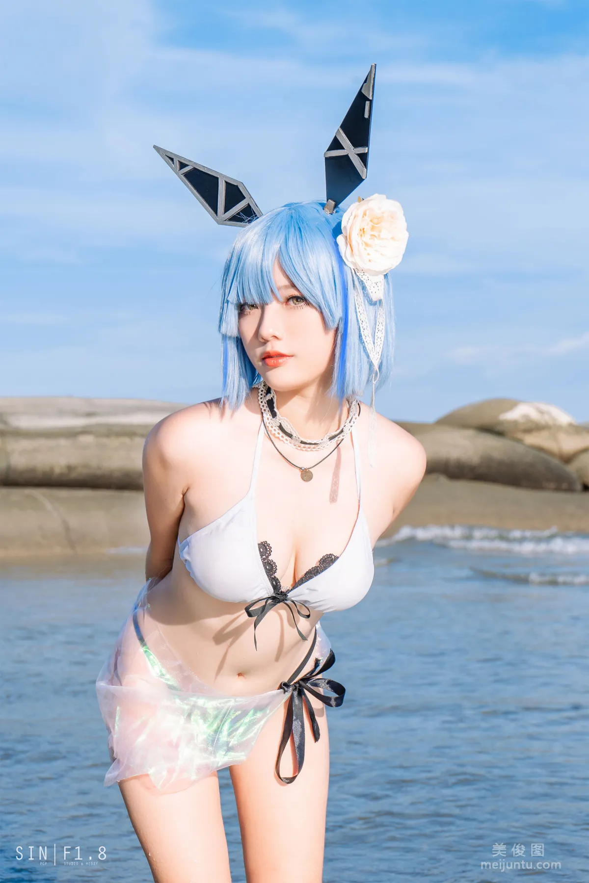 [COS福利] Messie Huang - Gascogne swimsuit 写真套图14
